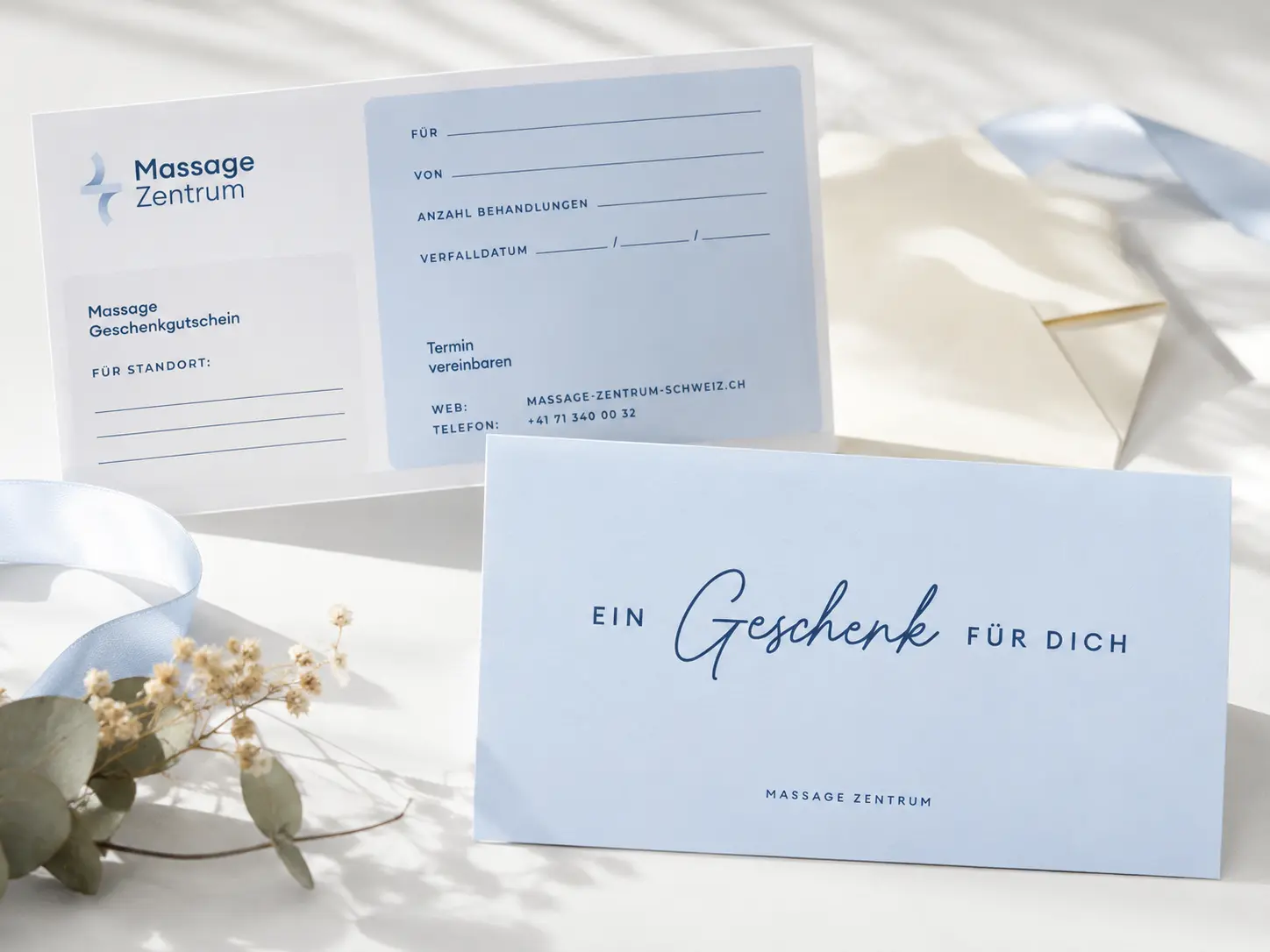Massage-Gutschein für eine Behandlung im Massage Zentrum Allschwil